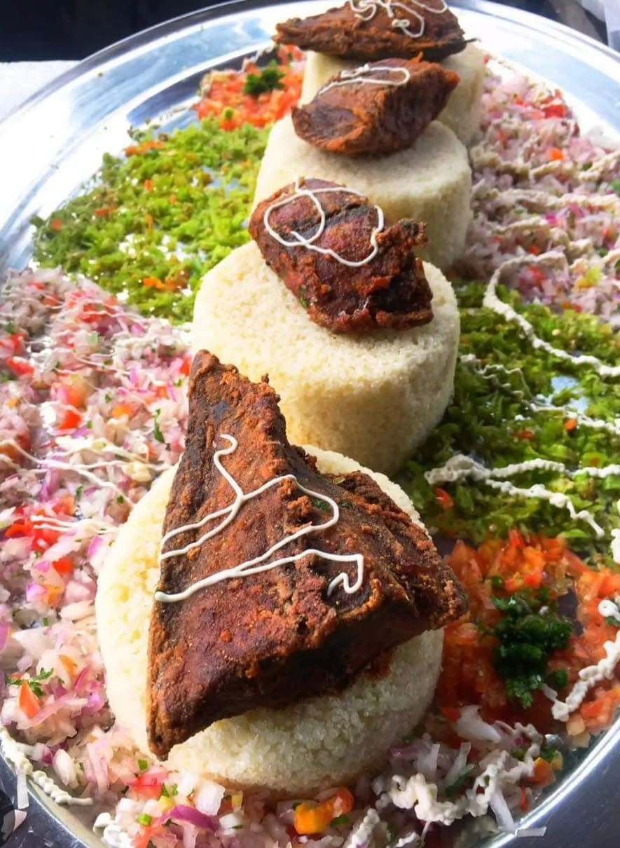 Attiéké-Poisson Thon (Garba)